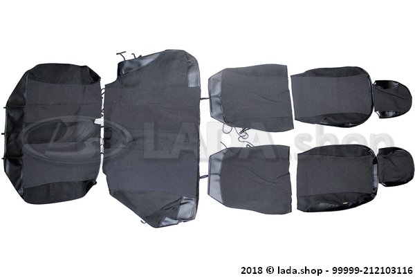 Original LADA 99999-212103119, Seat covers LADA 4x4 3-dv. (combined)