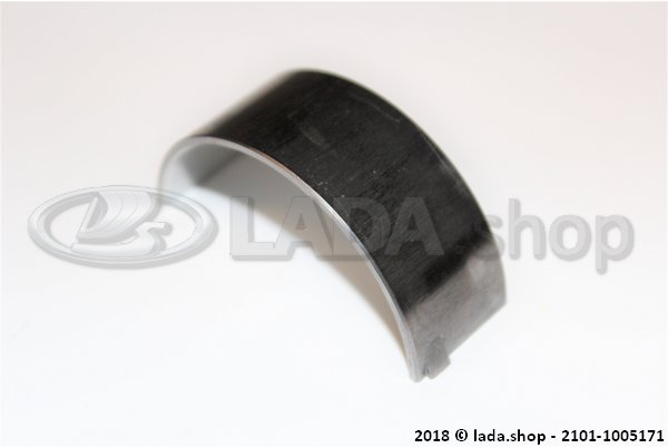 Original LADA 2101-1005171, Main bearing shell  - lower - first. second. fourth and fifth bearing