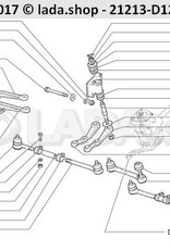 Original LADA 2101-3003057-03, Eindstuk tierod buitenste