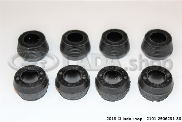 Original LADA 2101-2906231-86, Schokbreker rubber set voor