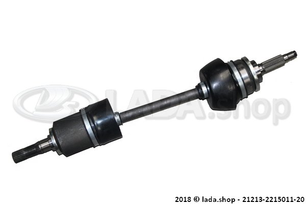 Original LADA 21213-2215011-82,  Aandrijfas links 22 tanden