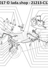 Original LADA 2121-3506076, Beugel. RH