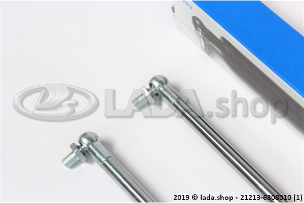 Original LADA 21213-6308010, Gas spring tailgate with metal clips 360N LADA 4x4 / 110 / Samara