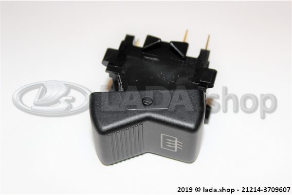Original LADA 21214-3709607, Rear window heating switch