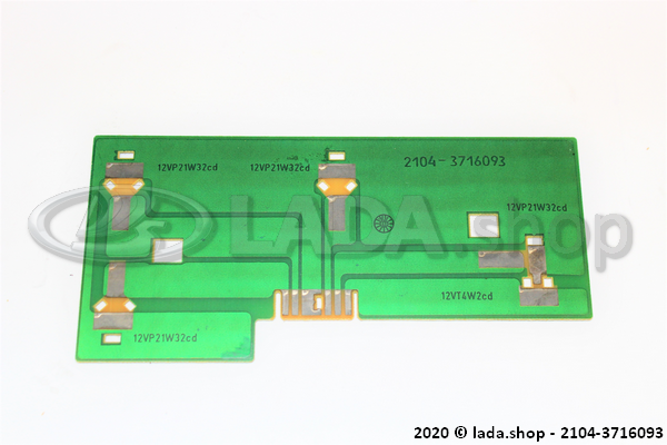 Original LADA 2104-3716093, Placa De Circuito Impresso.Luz.esquerda