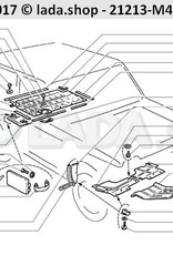 Original LADA 2121-8404310, aba de lama dianteira dir LADA Niva 4x4