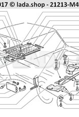 Original LADA 2121-8404310, aba de lama dianteira dir LADA Niva 4x4