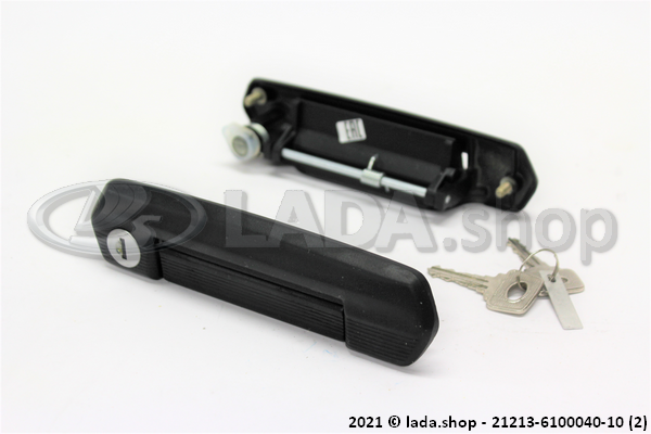 Original LADA 21213-6100040-10, Kit. door handles Lada Niva 1700 Black