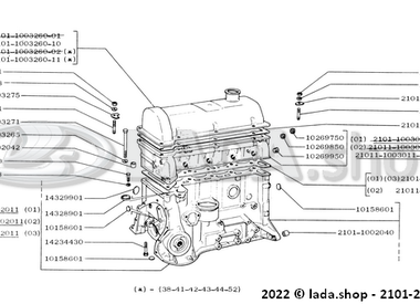 1A101 Cylinderblock und Zylinderkopf