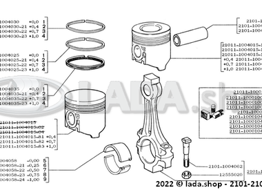 1A105 1 Bielles et pistons