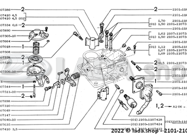 1A207 3 Carburettor casing