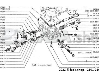 1A208 1 Cuerpo de las mariposas de gas