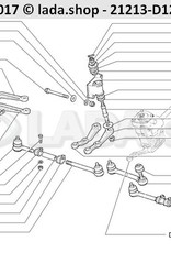 Original LADA 2123-3414053-01, Rotules de direction gauche