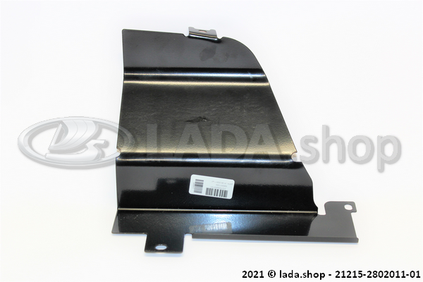 Original LADA 21215-2802011-01, Guardabarros del motor izquierdo