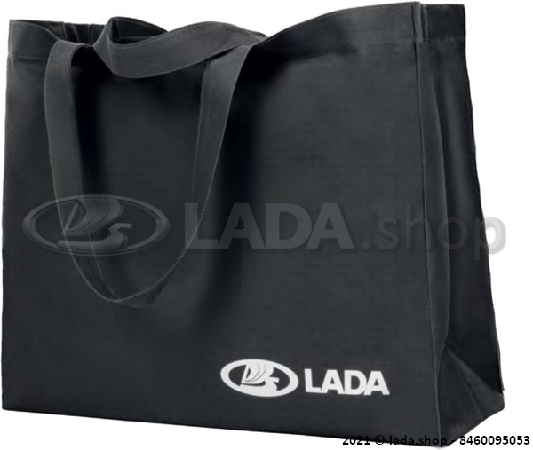 Original LADA 88888-8460095053, Black shopper bag