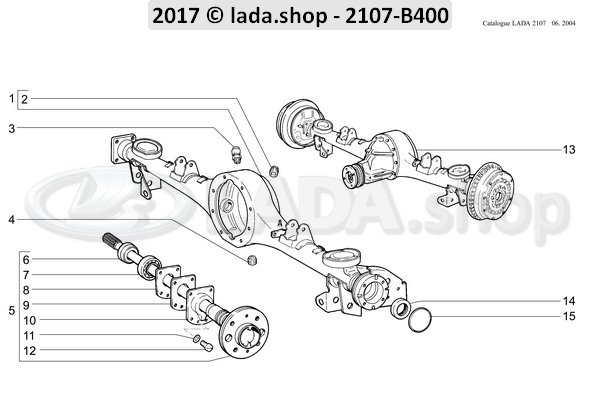 Original LADA 2101-2403080-86, 2101 Kit de reparação de semi-eixo