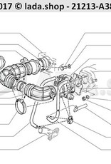 Original LADA 21214-1148035-10, Tuyau