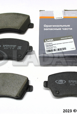 Original LADA 8450108101, Brake pad set (4)   Lada Largus, Vesta, X Ray Cross