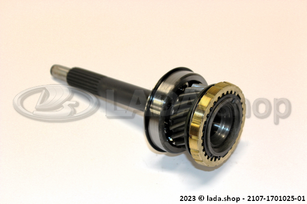 Original LADA 2107-1701025-01, Shaft. Embreagem Z=18 - Copy