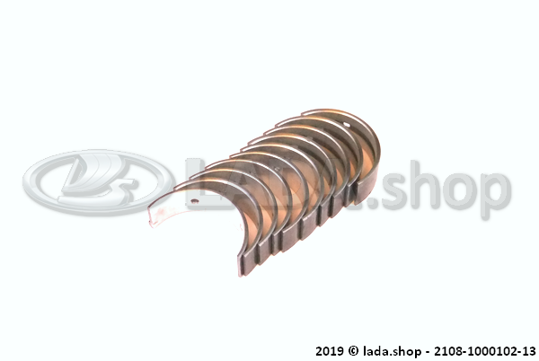 Original LADA 2108-1000102-13, Conjunto de casquilhos de rolamentos principais +0.75 mm