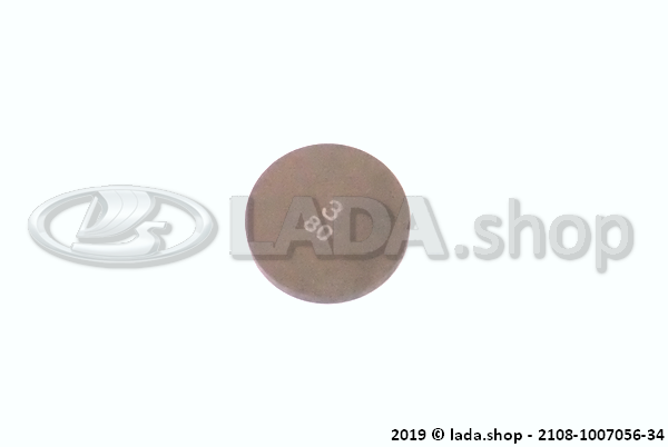 Original LADA 2108-1007056-34, Klepstelschijf 3,80