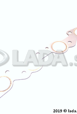 Original LADA 2112-1008089-10, Manifold gasket