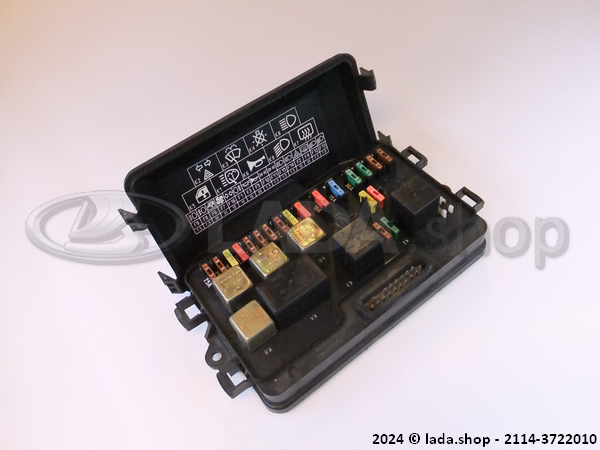 Original LADA 2114-3722010, Fuse/relay box unit assy