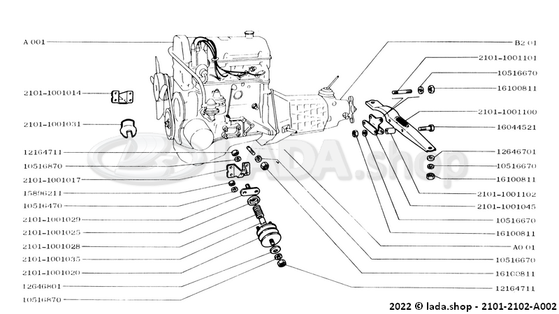 Original LADA 0000-1000516470, Anilha De Mola 6