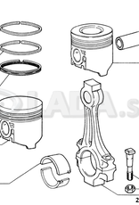 Original LADA 2101-1000104-13, Conjunto De Rolamento Grande Final Conchas De +0.75 Mm