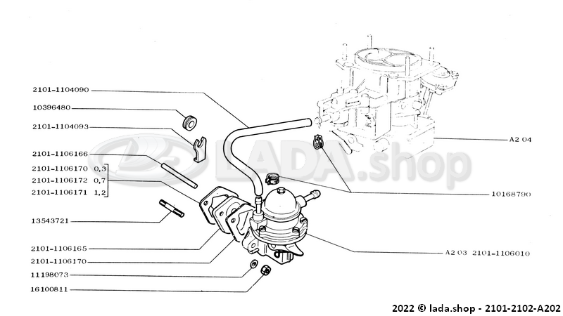 Original LADA 0000-1000396480, Dichtring 14x1.5