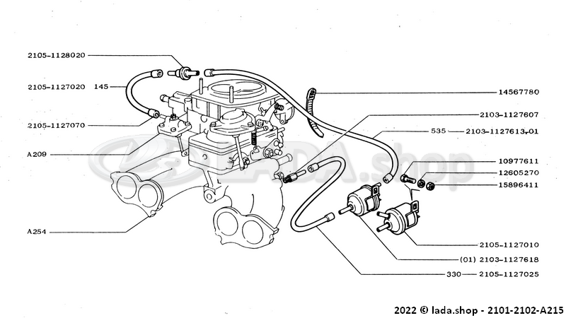 Original LADA 0000-1000977611, Boulon M5x12