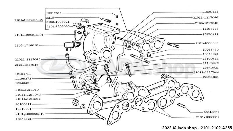 Original LADA 0000-1000519601, Arandela 8