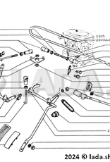 Original LADA 2101-1108136, Levier