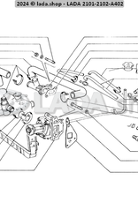 Original LADA 0000-1006045121, Schraube M8x95