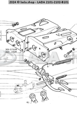 Original LADA 0000-1000516670, Arandela 8 elastica