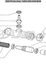 Original LADA 2101-3505092, Gasket union