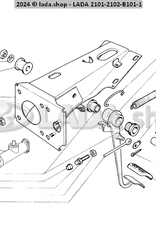 Original LADA 0000-1000734301, Splitpen 2x20