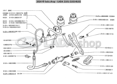 1B102 Accionamiento del embrague