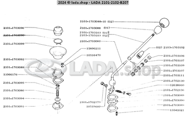 1B207 Commande externe des vitresses