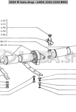 Original LADA 0000-1000519601, Scheibe 8