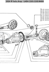 Original LADA 0000-1000516870, Anilha De Mola 10