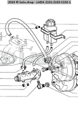 Original LADA 0000-1002646701, Arruela 8