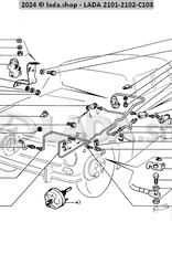 Original LADA 0000-1000284460, Junta 10x16x1.5