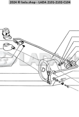 Original LADA 0000-1003820021, Tornillo M5x10 con arandela elástica