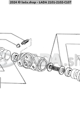 Original LADA 2101-1602516, Manschette