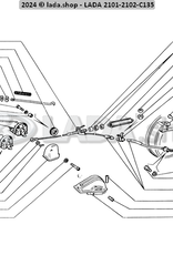 Original LADA 0000-1000734301, Splitpen 2x20