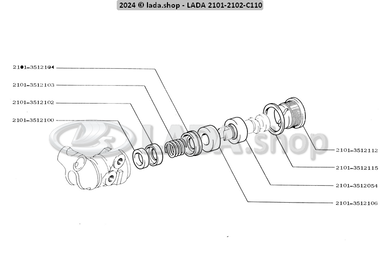 1C110 Brake pressure regulator