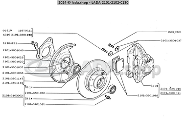 1C130 Front brakes