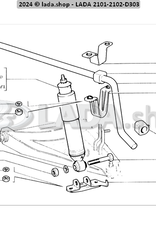 Original LADA 0000-1000516870, Rondelle Elastique 10