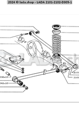 Original LADA 0000-1000516870, Arandela 10 elastica